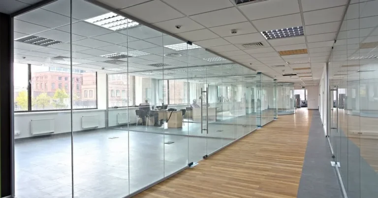 Aluminum Frame Glass Partition