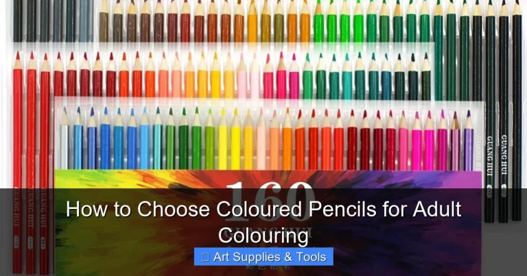 How to Choose Coloured Pencils for Adult Colouring