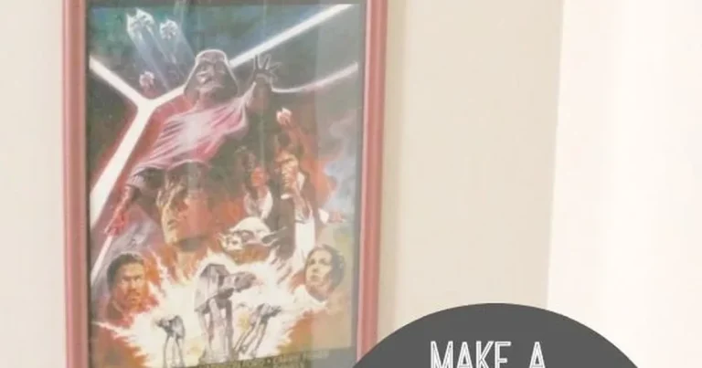 How to Make a Large Poster Frame