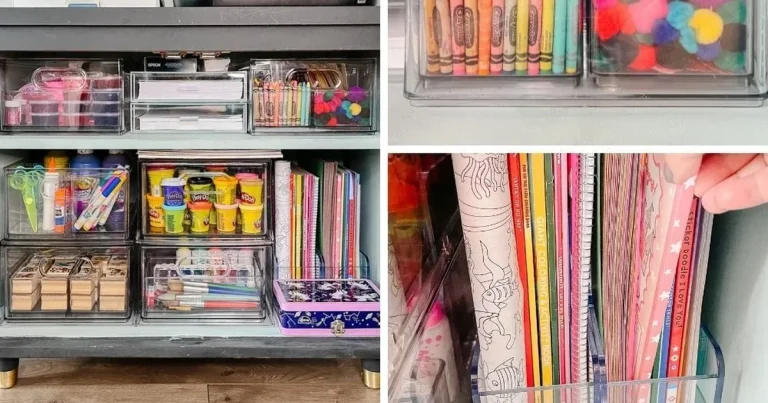 How to Organise Art Supplies in a Small Space