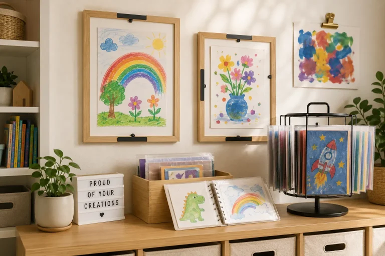 how to rotate children’s art without damaging it