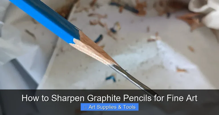 How to Sharpen Graphite Pencils for Fine Art