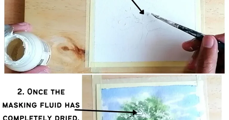 How to Use Masking Fluid in Watercolor Painting