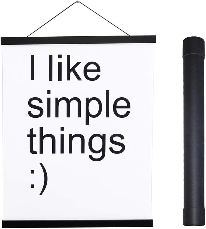 Magnetic Poster Hanger Frame for Prints, Photos, and Canvas Artwork