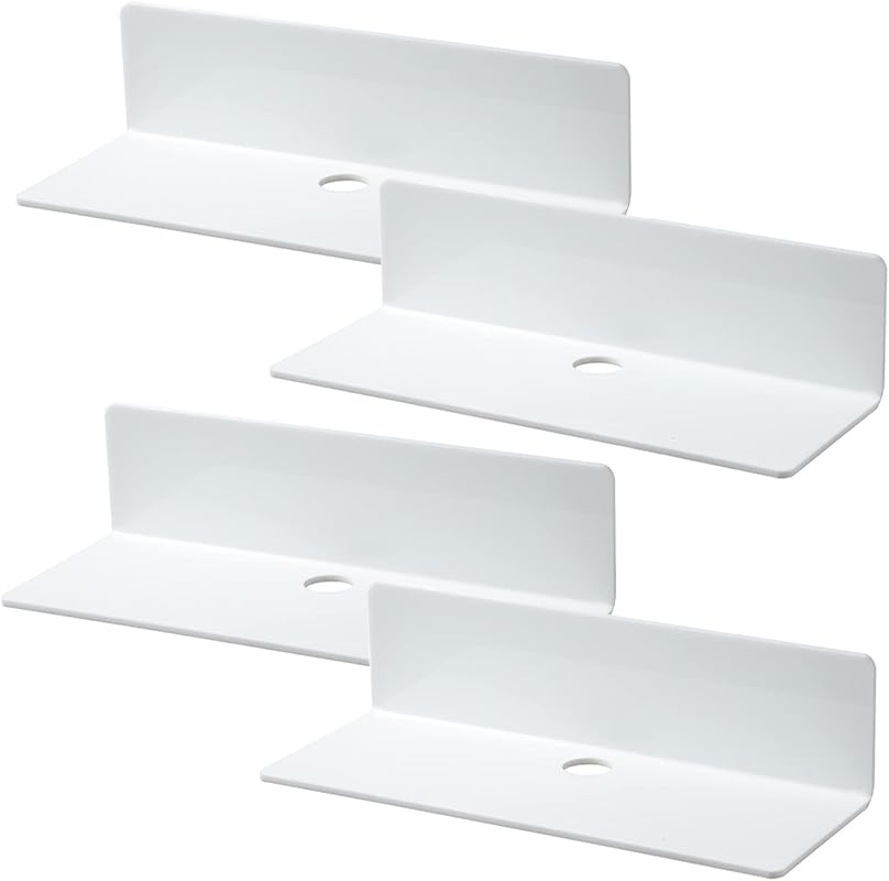 Lorigun 4-Pack Acrylic Floating Shelves