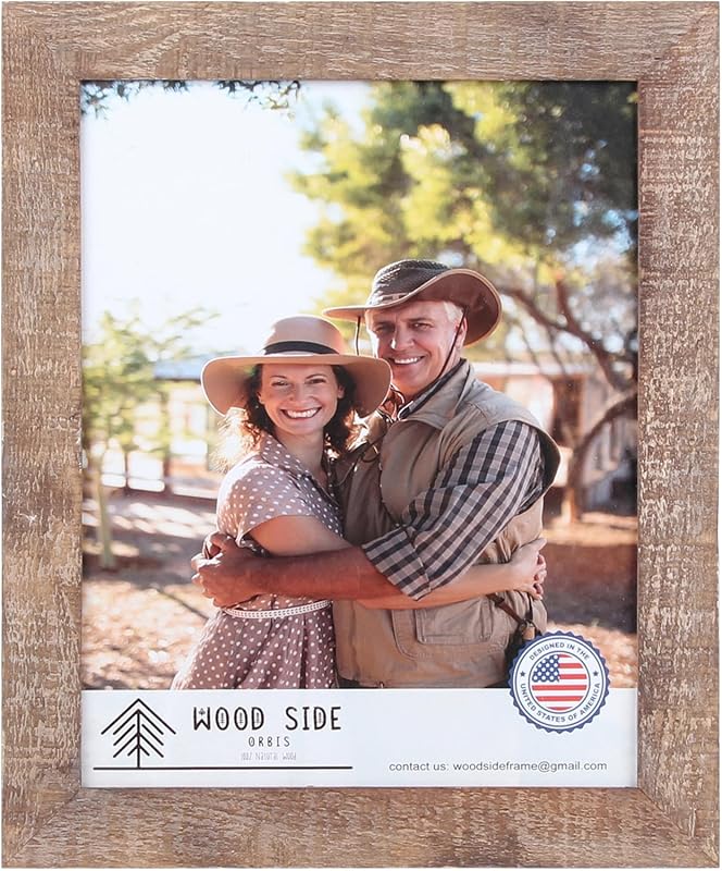 Rustic Barnwood 18x24 picture frame with reclaimed wood farmhouse wall decor