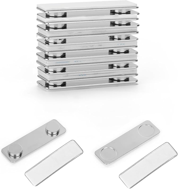 Magnetic Picture Hanger Wall Mount System with Strong Anti-Slip Magnets, 6-Pack, 1.7x0.5 Inch