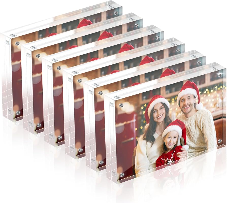 Acrylic 4x6 Picture Frame 6 Pack