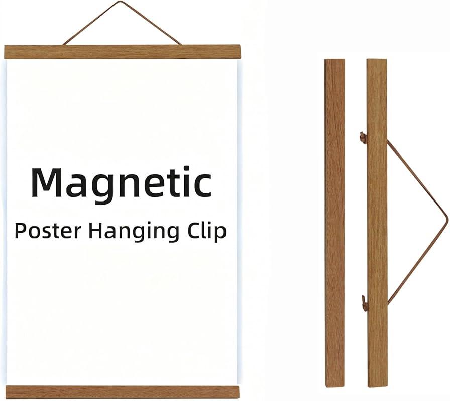 Magnetic Poster Hanger Frame for Large Movie Posters, Wall Art, and Tapestries