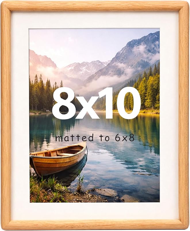 2 Solid Wood Picture Frames for Artful Display and Creative Spaces