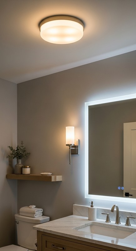 Can Gallery Picture Light Be Used in Bathroom
