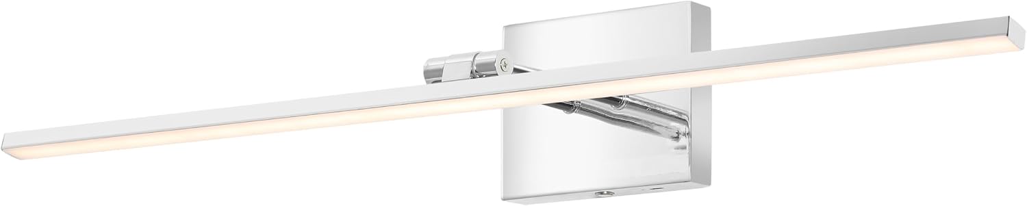 JONATHAN Y JYL7163E 28-Inch Rechargeable LED Swivel Picture Light, Dimmable Wireless Wall Sconce