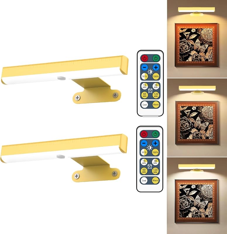 Generic battery powered picture light remote 2-pack
