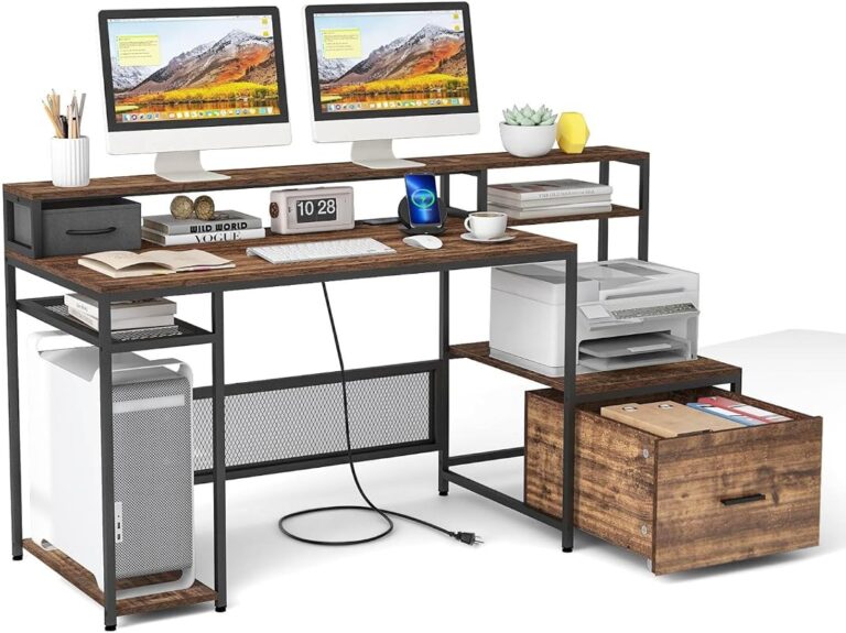 2 Best Wood Desks With Storage for Artful, Creative Homes
