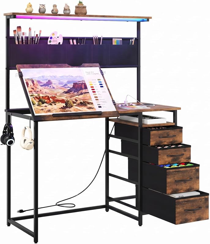 9 Best Artist Desks with Storage for Artful, Creative Homes