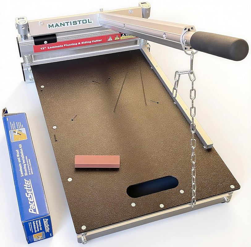 13-Inch Pro Laminate and Vinyl Floor Cutter Kit with Multi-Angle One-Step Precision Cuts