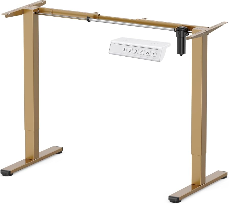 ErGear Electric Standing Desk Legs with Height Adjustment for 39.4-63.3 Inch Desktops, 176 lb Capacity
