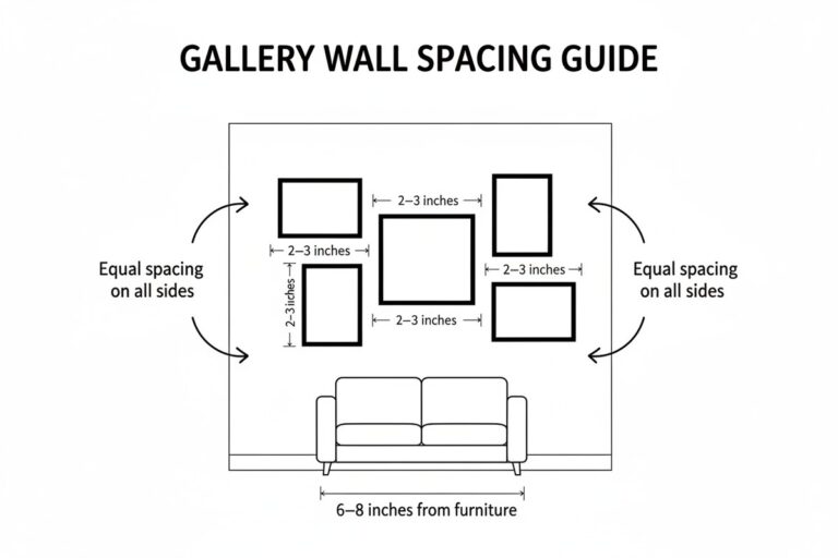 Gallery Wall Frame Spacing Guide for Perfect Results