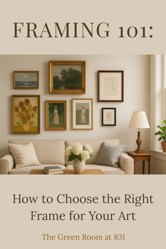 How to Choose a Frame Color for Canvas Paintings That Pop