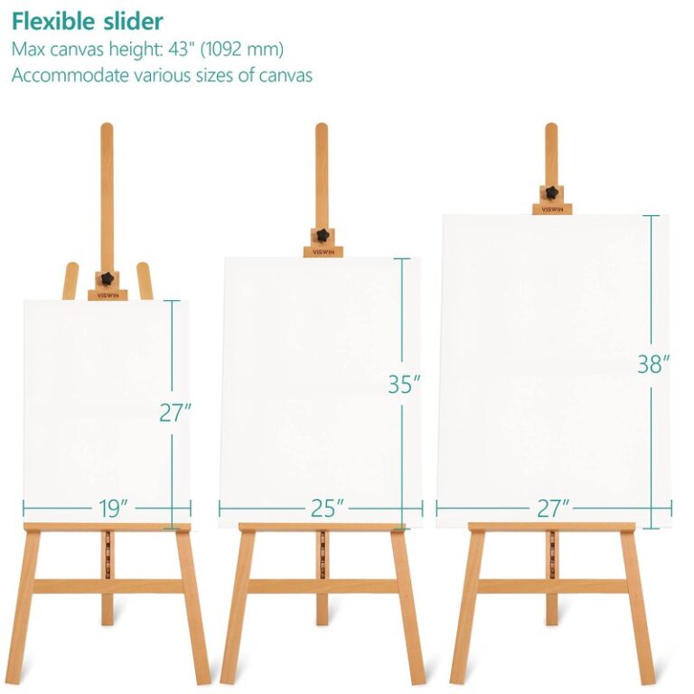 What Size Easel Do I Need for a 16×20 Canvas Exactly